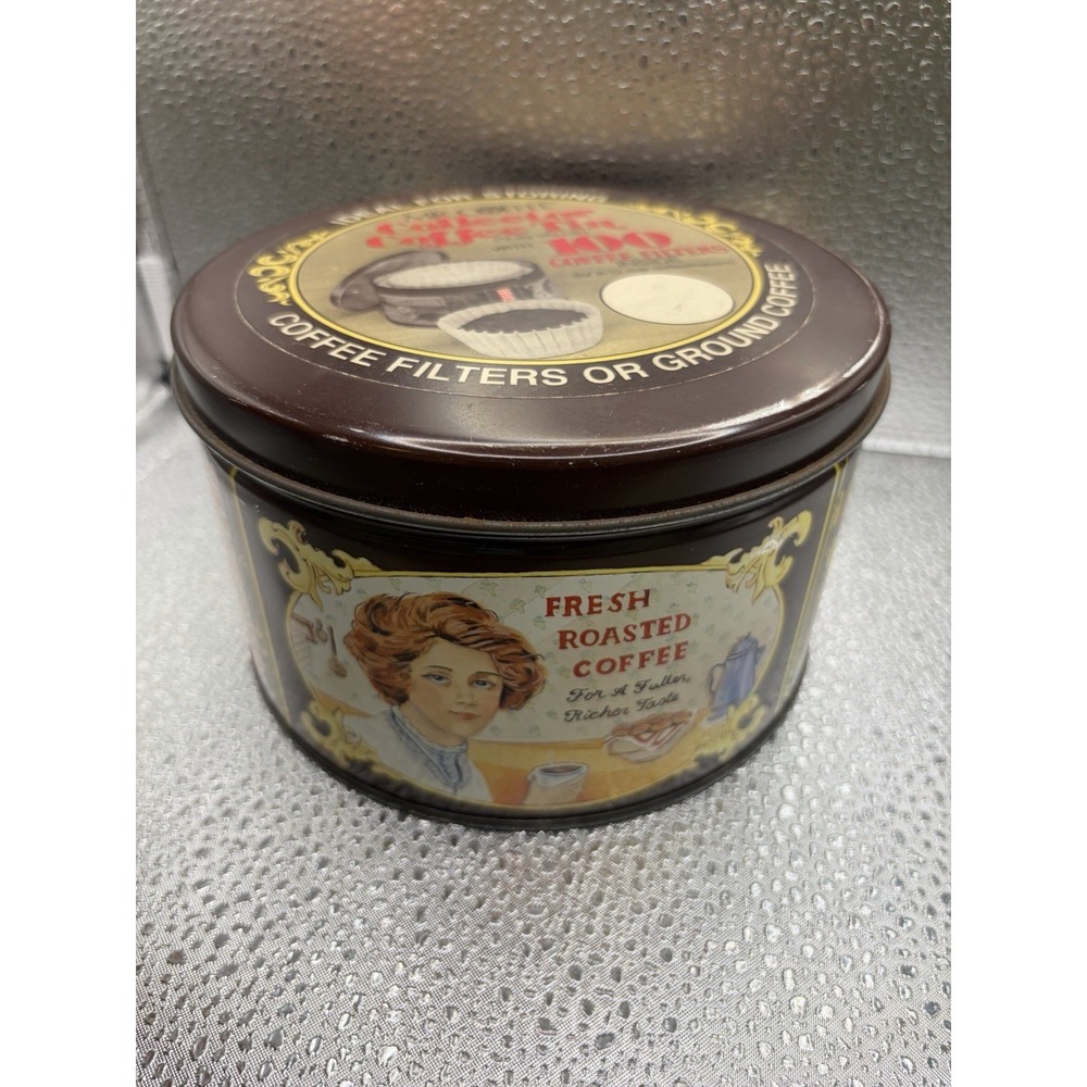 MINT Mr. Coffee Collector Tin Limited Edition Round Brown Advertising